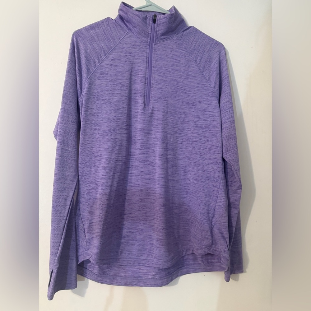 Purple Quarter-Zip Pullover